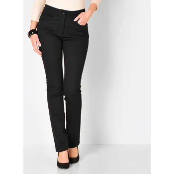 Dámské kalhoty Zeštíhlující kalhoty, vyšší postava černá 46