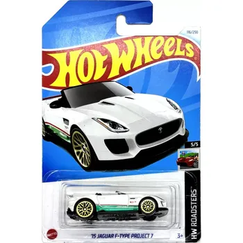 autíčko '15 Jaguar F-Type Project 7 White (F1) - Hot Wheels