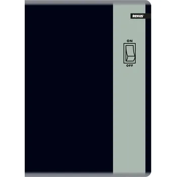 Sešit Sešit A5 s mřížkou Rexus, 60 listů