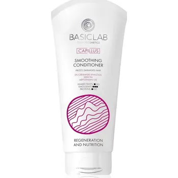 BasicLab Dermocosmetics Capillus uhlazující kondicionér pro nepoddajné a krepatějící se vlasy 100 ml