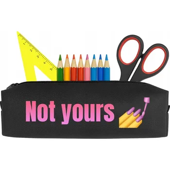 Penál Prostorný Penál Tuba NOT YOURS Školní Potřeby Pro Žáky i Studenty HIT