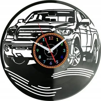 Hodiny TERÉNNÍ AUTO - NÁSTĚNNÉ HODINY - ORIGINÁLNÍ NÁPAD NA DÁREK K NAROZENINÁM