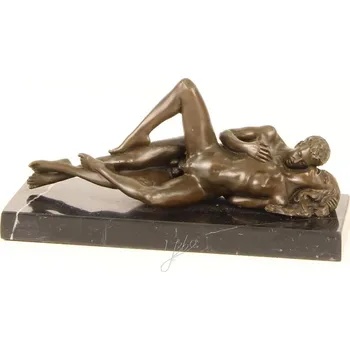 Erotická bronzová socha / soška - Sex 2