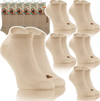 Pánské ponožky 6 X Ponožky KOTNÍKOVÉ PONOŽKY Sesto Senso Prodyšné bavlněné sneakers ponožky 38-40