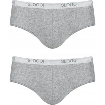 Pánské spodní prádlo 2 x Pánské Slipy sloggi Basic Midi 2P XL
