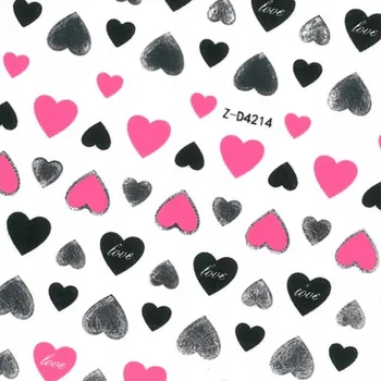 Samolepicí nálepka na nehty PINK ZD4214