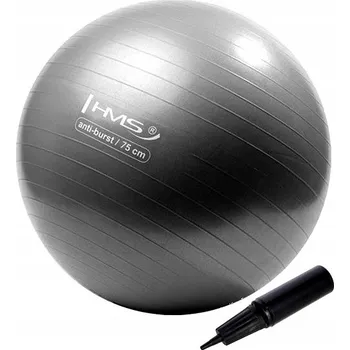 Gymnastický míč HMS Gymnastický Míč Rehabilitační ANTI-BURST pro fitness cvičení 75 cm