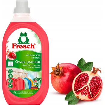 Prací prostředek Frosch EKO prací gel na barevné prádlo s vůní granátového jablka 1,5 l