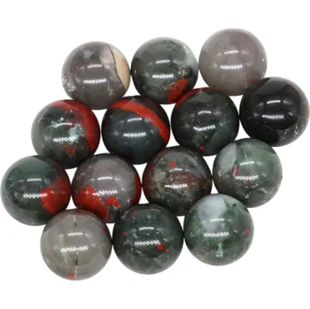 Přírodní kuličky z krevelu 16 mm 5 ks Minerální korálky pro výrobu šperků Přírodní kámen Dekorace náramků Náušnice Náhrdelníky