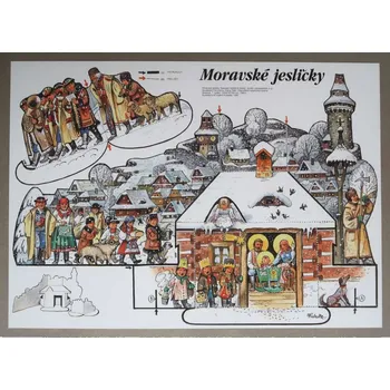Vánoční dekorace Vojtěch Kubašta Moravské jesličky