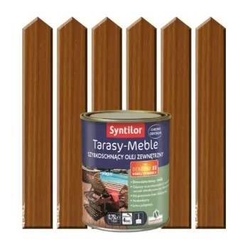 Olej na dřevo Syntilor Olej na terasy a zahradní nábytek Tek 5L [02590102]