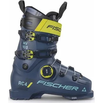 Sjezdové boty Sjezdové boty Fischer RC4 105 MV BOA VAC GW 26.5 Tmavě modrá, Žlutá, Světle modrá