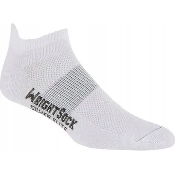 Pánské ponožky WrightSock Silver Stride Tab S 34-37 Bílé – ponožky se stříbrem