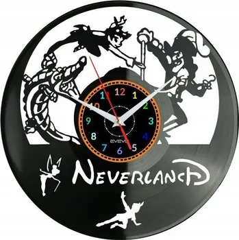 Hodiny Piter Pan Nástěnné Hodiny Vinylová Deska Moderní Dekorativní