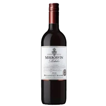 Víno Mikrosvín Rulandské modré jakostní 2018