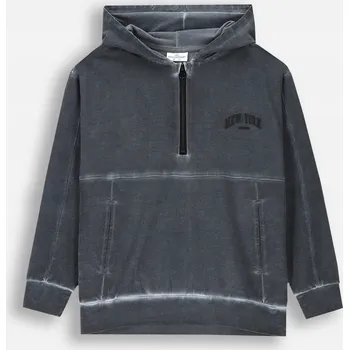 Chlapecká mikina Coccodrillo dětská mikina bavlna černá, velikost 152