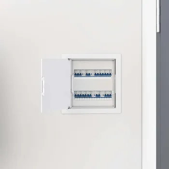 Obklad vidaXL Přístupové panely 2 pcs Bílá 20 x 20 cm ABS plast