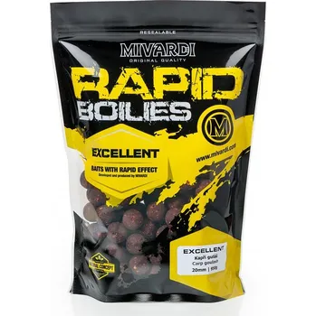 Boilies Mivardi Boilies Rapid Excellent 20 mm/950 g Kapří guláš