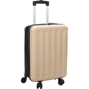 vidaXL Kufr se zámkem champagne 34 x 23 x 55.5 cm ABS plast