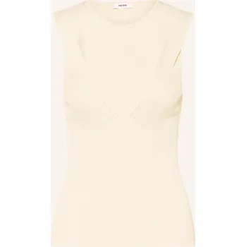 Reiss Dámská Pletená Vesta Rhylee S Průstřihy, krémová, 34