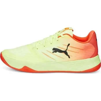 Pánská sálová obuv Pánská sálová obuv Puma ACCELETE PRO 8.5 Žlutá, Světle zelená, Červená, Černá