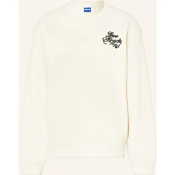 Dámská mikina Hugo Dámská Oversized Mikina Crew, režná / černá, 36