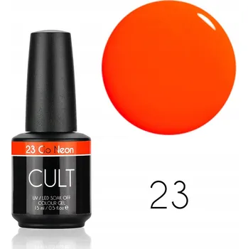 Lak na nehty CULT Colour Gel / Hybridní lak 15 ml UV/LED Go Neon 23