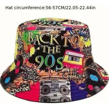 Karnevalový kostým dovoz Klobouk 90. léta Velikost: Back barevný klobouk