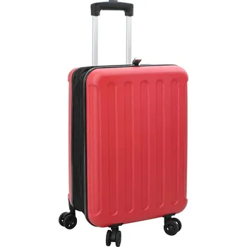 vidaXL Kufr se zámkem Červená 34 x 23 x 55.5 cm ABS plast