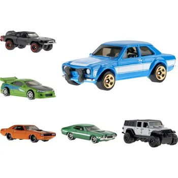 Hot Wheels tematický angličák - RYCHLE A ZBĚSILE - mix variant či barev
