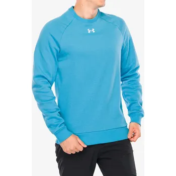 Pánská mikina Mikina bez kapuce Under Armour Rival Fleece Crew - ether blue/white