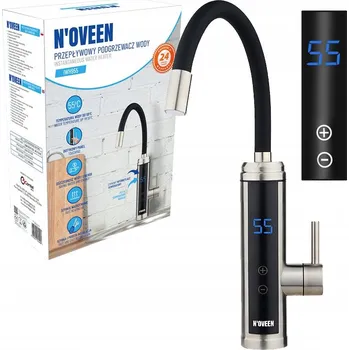 Bojler Průtokový elektrický ohřívač vody s baterií Noveen IW955 3600W až do 55°C