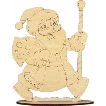 Obraz Osvětlení Dřevěná Figurka Mikuláš