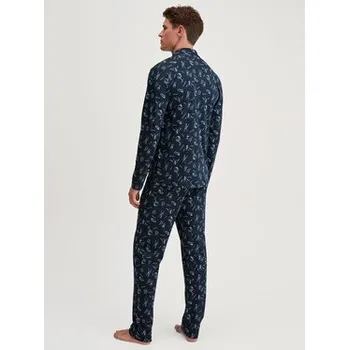 Dámské pyžamo Calida Pyžamo 44282 Tmavomodrá Regular Fit L