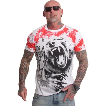 Pánské tričko Pánské triko Yakuza Creepy Regular 26009 white Velikost: XL