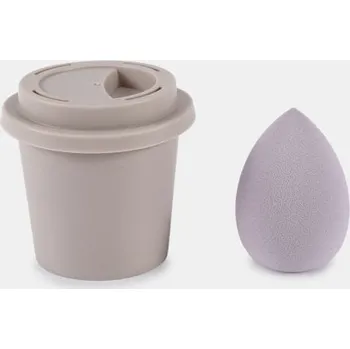 Make-up Sinsay - Houbička na make-up v pouzdře - šedá - 950GO-09X - 950GO-09X-ONE-1