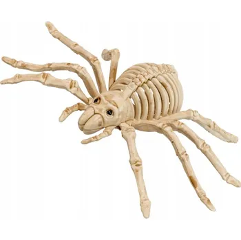Karnevalový doplněk HALLOWEENSKÁ DEKORACE KOSTRA PAVOUKA 24 CM HALLOWEEN