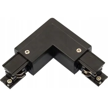 PRAVOÚHLÝ ROHOVÝ SPOJOVACÍ MODUL 3-FÁZOVÝ ČERNÝ KONEKTOR PRO LIŠTOVÝ SYSTÉM