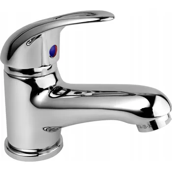 Vodovodní baterie Stojánková umyvadlová baterie KFA Armatura JASPIS stříbrná