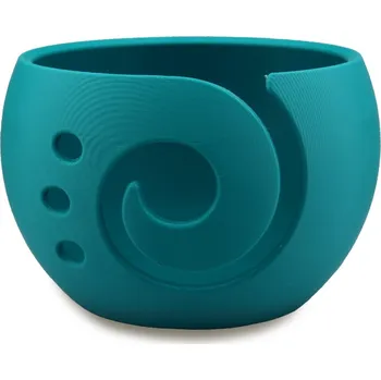 Organizér galanterie Pro Háčkování Miska na klubíčko SPIRÁLA, XL machine blue