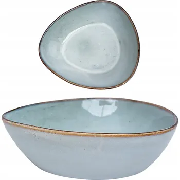 OBĚDOVÁ MISKA VÝVAROVÁ 600 ml MODRÁ KERAMICKÁ DO POLÉVKY SALÁTOVÁ MÍSA