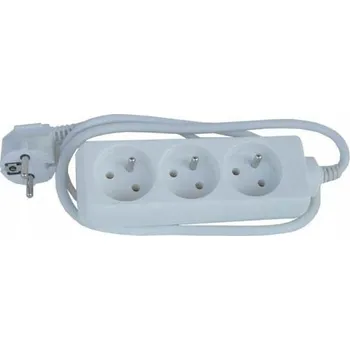 Napájecí kabel Prodlužovací kabel 230V, CEE7 (vidlice) - 3x zásuvka, 3m, VDE certifikace