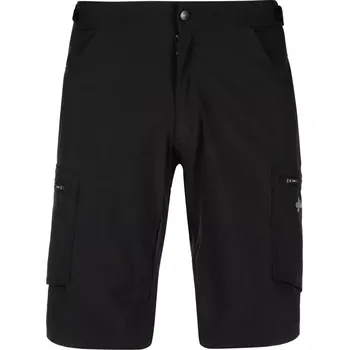 Cyklistické kalhoty Pánské cyklistické kraťasy Kilpi TRACKEE-M černá S