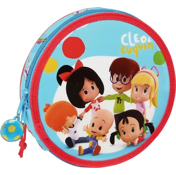 Penál Jednokomorový rozkládací penál Cleo & Cuquin