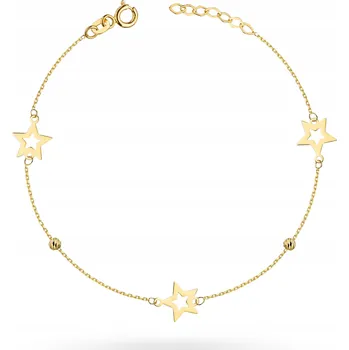 Náramek Zlatý náramek s HVĚZDOU ryzosti 585 CELEBRITKA dárek
