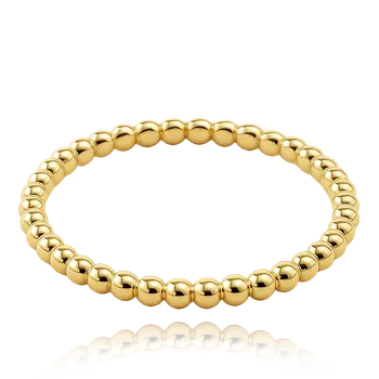 Prsten Klenoty Budín Zlatý prsten s kuličkami Au 585/1000 vel. 52 - 0,90g JMG0243WGR12