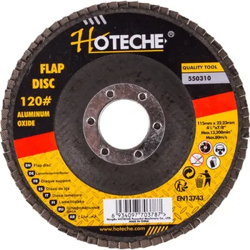 Brusný kotouč Hoteche HT550310 Lamelový brusný kotouč 115 mm, P120
