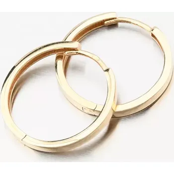 Náušnice Dámské náušnice žluté zlato 585 kruhy 19 mm PKL22-062