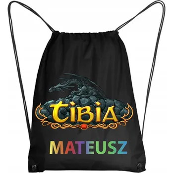Školní batoh Školní Vak/Batoh na Tělocvik Do Školky Školy TIBIA HRA + JMÉNO 8