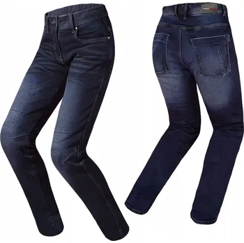 Moto kalhoty DÁMSKÉ MOTOCYKLOVÉ KALHOTY | LS2 BRADFORD | DŽÍNY MODRÉ + CHRÁNIČE